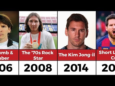 Evolution of Lionel Messi's Hair ( 2005-2023 ) |Football Collation