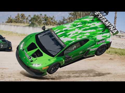 Satisfying Racing Rollover Crashes #64 | BeamNG Drive