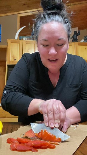 Fresh smoked Iqaluk (arctic char) from Iqaluit, Nunavut. Food for the soul! Happy Holidays!💚♥️ #inuittiktok #iqaluit #indigenoustiktok #arcticfood #culturetiktok #soulfood #rawfood #fishlover #holidayfoodideas #arctic #loveyourlife