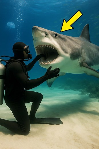 52K views · 41 reactions | Un énorme requin la gueule grande ouverte...