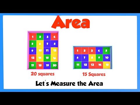 Area for Kindergarten and grade 1|Area for Kids | Area | Area Non Standard measurement| Square Units
