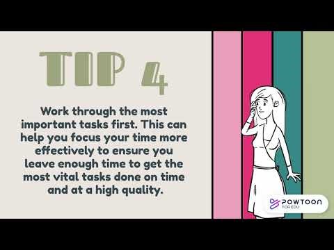 Time Management skills (with voiceover).