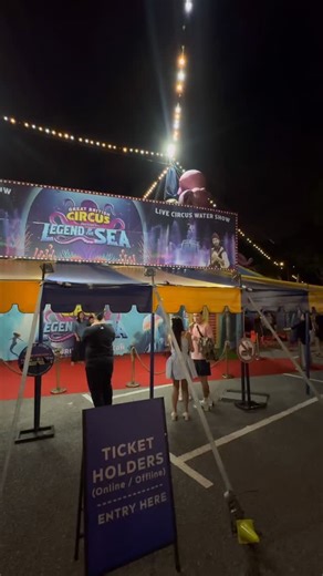 ✨ Great British Circus mempersembahkan — LEGEND OF THE SEA! ✨ Saksikan pertunjukan penuh magis, aksi mendebarkan dan dunia laut yang dihidupkan dengan persembahan istimewa dari Great British Circus! 🌊🐚 📍 Venue: Parking A 📅 Tarikh: 5 Disember 2025 – 11 Januari 2026 ❌ Tiada acara pada: 8, 9, 15, 16 & 17 Disember 2025 ⏰ Masa Acara: • Hari Biasa: 8PM – 10PM • Hari Sabtu: 5PM – 7PM & 8PM – 10PM • Hari Ahad: 2PM – 4PM & 5PM – 7PM Jangan lepaskan peluang menyelam ke dunia fantasi yang penuh aksi da