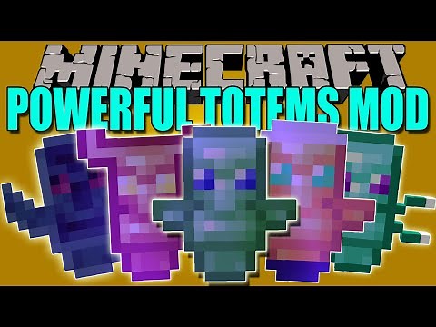 POWERFUL TOTEMS MOD - Nuevos totem con HABILIDADES!! - Minecraft mod 1.16.4 Review ESPAÑOL