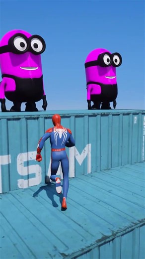 الرجل العنكبوت يقاطع معركة الابطال لانقاذ باتمان GTA 5 Ep 353 #shorts