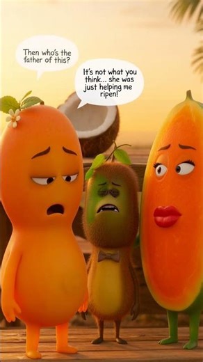 Tropical Fruit Cheating – Mango Catches Kiwi with Papaya! 🥭🥝🍈 (AI Drama)