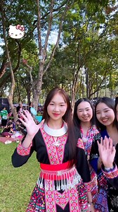 Cute Hmong girls from Chiang Mai Happy Hmong new year #hmong | Knyaw Wah