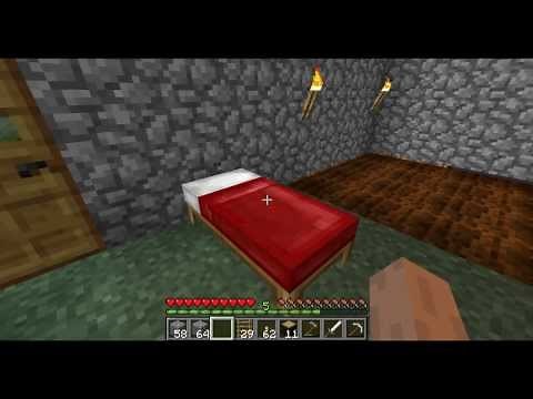Minecraft: How to Make a Bed and Speed Up Night and Change Your Spawning Location