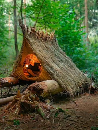Build a Cozy Hut for Camping and Survival