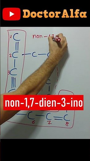 Formulación Química Orgánica: ALQUENOS Y ALQUINOS #shorts UN (1) minutito de QUÍMICA