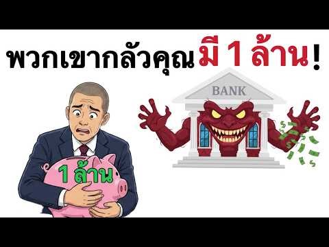 ทำไมธนาคารจึงกลัวคนที่มีเงินฝากออมทรัพย์ 1ล้านบาท?