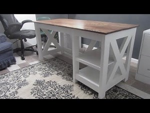 Farmhouse X Office Desk