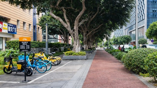 Le bici condivise riducono i brevi spostamenti in auto in Cina