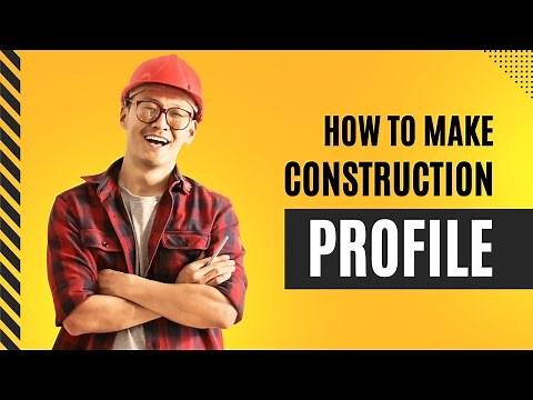 Construction Company Profile Template | How to Make a Nice Company Profile #companyprofile