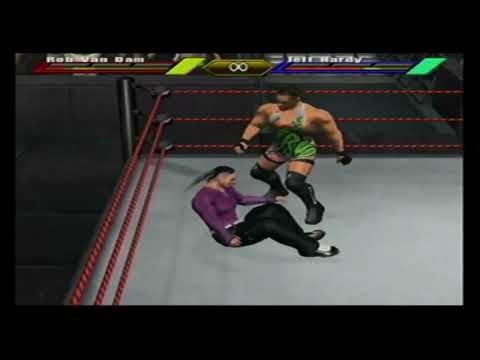 Wrestlemania X8 - Gamecube Gameplay - Rob Van Dam vs Jeff Hardy