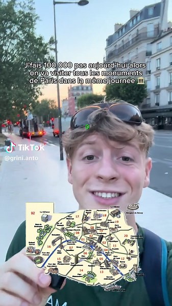 j’en ai oublié ?? (je suis allé à Parc Monceau 🙂‍↕️) #paris #randonne #challenge #100kstepsin24hours
