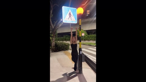 Officials warn against dangerous TikTok 'Maui Wowie' where youngsters hang from road signs