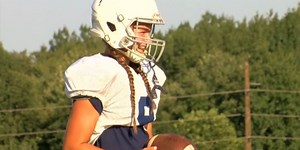 Castle kicker Aleyna Quinn becomes first female football player in program history