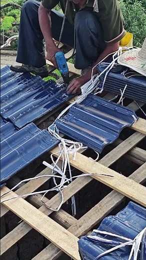 Roof tile replacement process #renovation