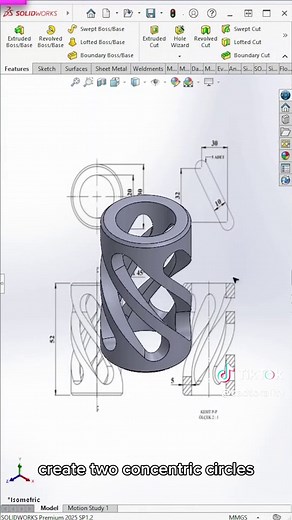 SolidWorks Tutorial: Creating 3D Parts & Features