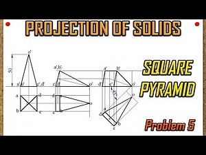 Projection of Solids_Problem 5 in Powerpoint & AUTOCAD
