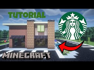 How to Build a STARBUCKS in Minecraft Tutorial