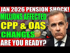 🚨🇨🇦 January 2026 CPP & OAS Shock Explained | Millions of Canadian Seniors Face Big Changes