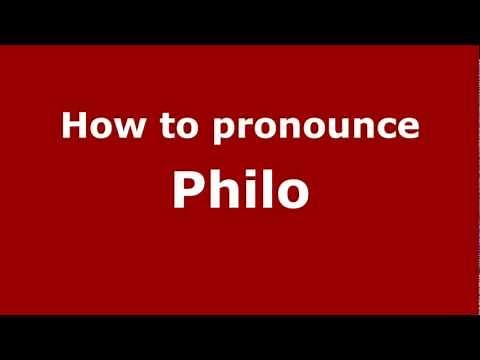 How to Pronounce Philo - PronounceNames.com