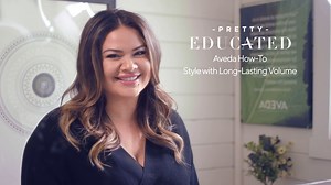 8.2K views · 27 reactions | Hellooo voluminous hair!朗 Wanna know the secret for Jessica's, an Aveda stylist, extra boost and lift? Keep watching to see how she uses Aveda's products to create that perfect combination of thick, bouncy hair! Love Aveda products? Let us know in the comments and shop more Aveda, here! https://qvc.co/shopaveda2 | QVC | Facebook