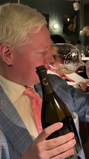 Drinking Dom Pérignon 1993