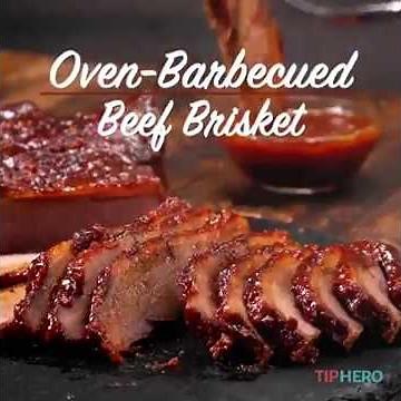 Oven-Barbecued Beef Brisket // Carne al Horno Con salsa BBQ