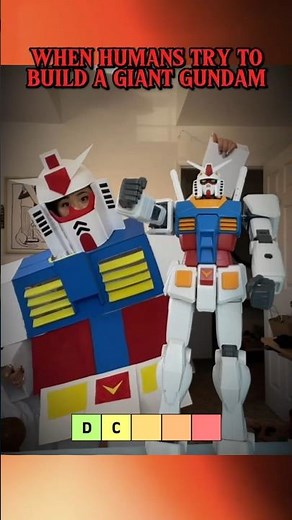 When humans try to build a giant Gundam #gundam