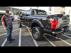 FIRST DRIVE IN THE NEW 700+HP SUPERCHARGED HARLEY-DAVIDSON FORD F-150! (Review)
