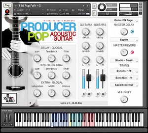 In Session Audio releases Producer Pop Acoustic Guitar for Kontakt, WAV & AIF formats