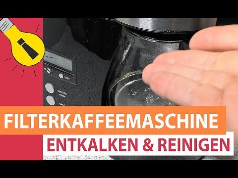 Kaffeemaschine entkalken & reinigen - Essig als Filterkaffeemaschine Reiniger und Entkalker