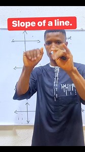Slope of the line. #slope #STEMEducation #gradient | Maths with Esomnofu.