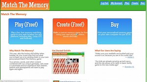 Match the Memory! https://matchthememory.com/ Match the Memory è uno strumento online per creare rapidamente giochi del memory di ogni tipo! Anche se in inglese, l'interfaccia è perfettamente comprensibile. Match the Memory permette di: - Associare a ogni memory un link personalizzato (in modo da poterli condividere) - Creare memory parola-parola, immagine-immagine, immagine-parola - Cambiare stile delle carte e colore e dimensioni del testo - Modificare la struttura del memory anche dopo aver c