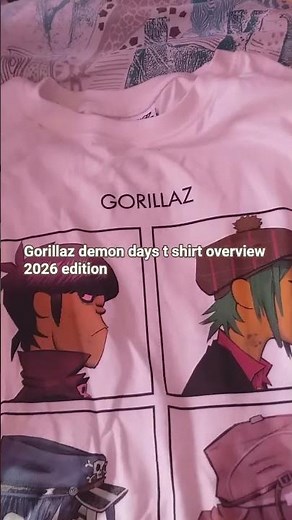 #gorillaz #gorillazalbum #demondays my Gorillaz demon days t shirt overview 2026 edition