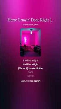 Home Growin' Done Right hip hop, electronic pop v1 #phantommusic #music #musicremix #remix#remixsong