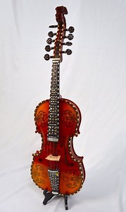 Deluxe Fancy Norwegian Hardanger Fiddle