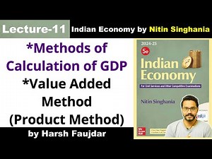 E11- Methods of GDP Calculation - Value Added Method/Product Method | Indian Economy for UPSC