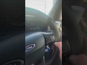 How to reset the oil change indicator on the Ford Transit Custom.