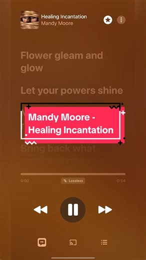 Mandy Moore - Healing Incantation (Full Lyrics) | #mandymoore #healingincantation #tangled #applemusic #fyp #lyric #lyrics #musicvibe #musicvibes