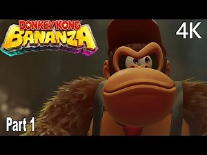 Donkey Kong Bananza Gameplay Walkthrough Part 1 4K