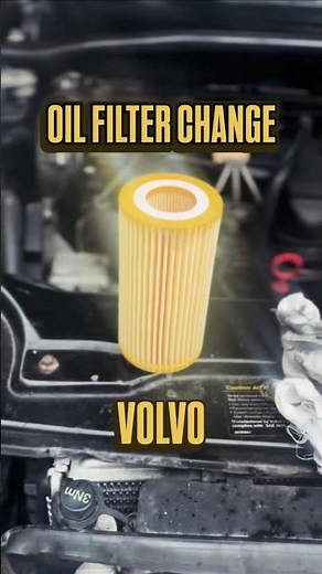 Oil filter change #Volvo XC90 D5. Info in the pinned comment. #oilfilter #oilchange #diymechanics