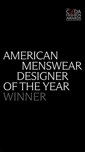 @ThomBrowne won the American Menswear Designer of the Year award, presented to him by Mark Ronson and Public School designers Dao-Yi Chow and Maxwell Osborne at the 2025 CFDA Fashion Awards presented by Amazon Fashion in New York City. | Council of Fashion Designers of America (CFDA)