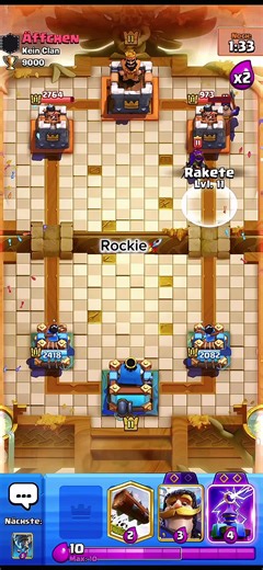 Clash Royale Gameplay with Rockie Pockie
