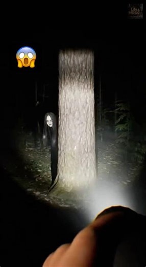 A ghost woman in the forest #ghost #horror #horrormusic