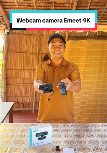 Emeet C60E 4K Webcam: Crystal Clear Video Calls