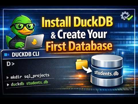 SQL Starts Here: Install DuckDB CLI & Run Your First Query (Beginner Friendly)